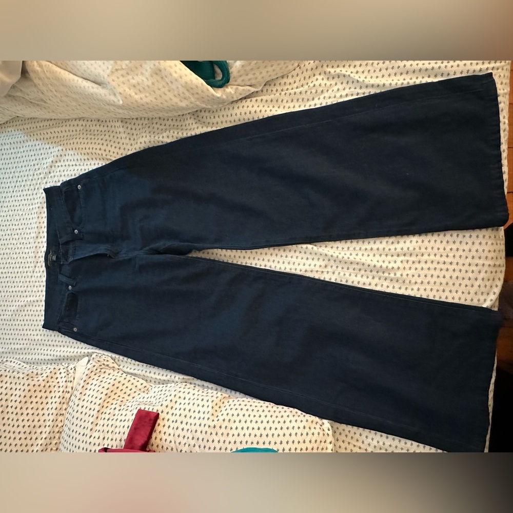 Banana Republic wide leg high waisted jeans - Size 4/27 Petite